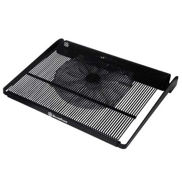 Silverstone Silver Stone Technologies NB04B Lightweight Aluminum Cooler with Low Noise 200 mm Fan for 15 in. Notebook NB04B